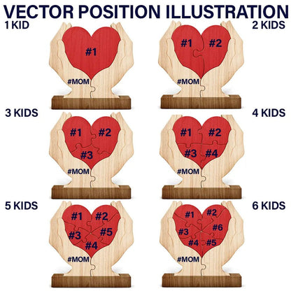 Your Arms Forever Open Your Hugs That Hold Us Tight - Personalized Family Wooden Puzzle