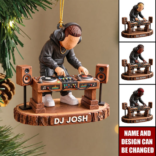 DJ Acrylic Ornament - Personalized Gifts For Christmas