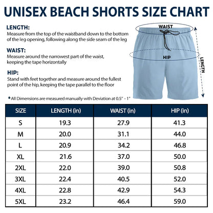 Custom Photo Best Dog Dad Ever - Personalized Unisex Beach Shorts