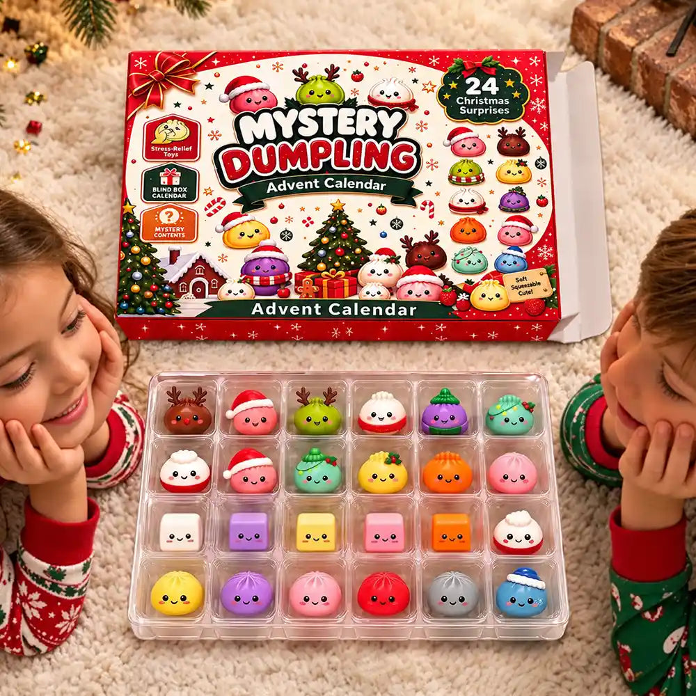 Squishy Dumpling Gift For Kids - Christmas Countdown Advent Calendar