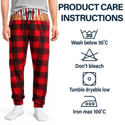 Funny Underwear Christmas Gifts For Husband Dad - Personalized Pajama Pants