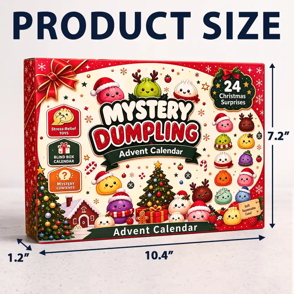 Squishy Dumpling Gift For Kids - Christmas Countdown Advent Calendar