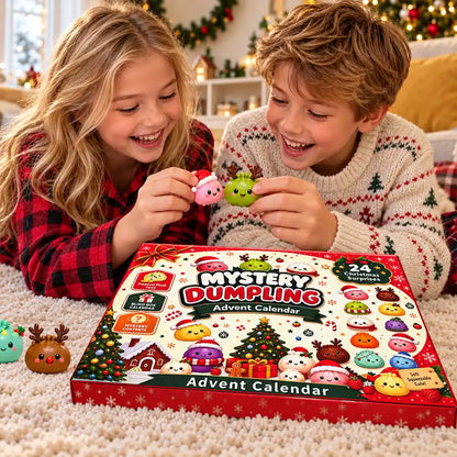 Squishy Dumpling Gift For Kids - Christmas Countdown Advent Calendar