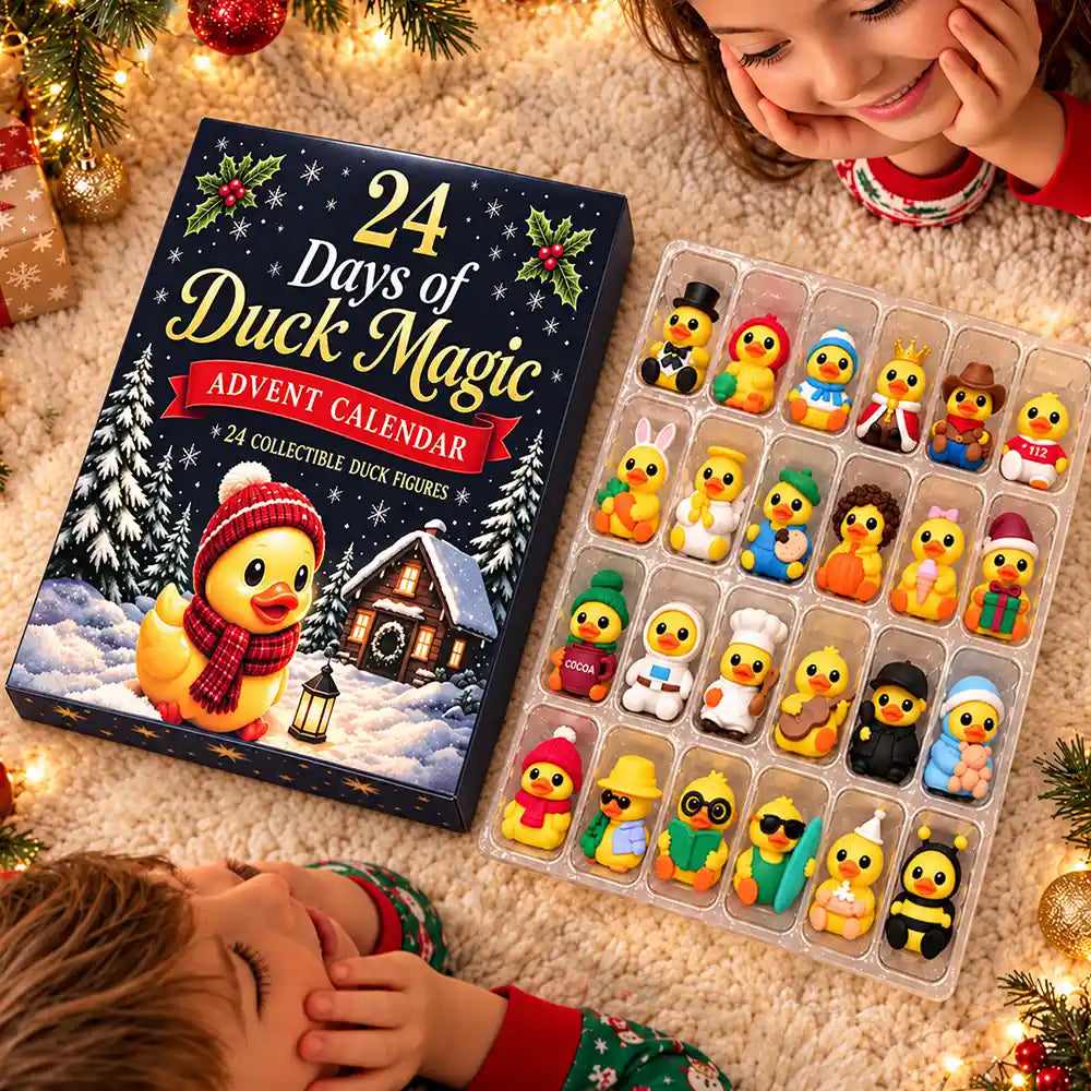 Duck Magic Gift For Kids - Festive Christmas Countdown Advent Calendar