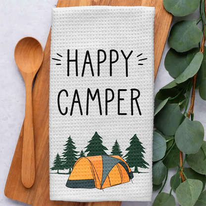 Sorry For What I Said Camper Camping - Personalized Kitchen Towel