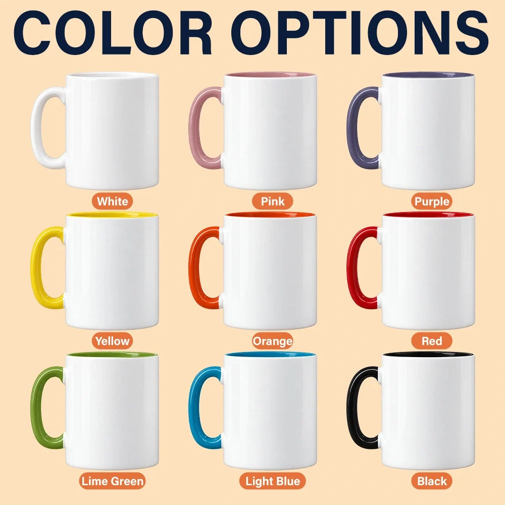 Christmas Gag Gift For Bestie, Best Friend, Coworker - Personalized Festive Middle Finger Bottom Print Mug