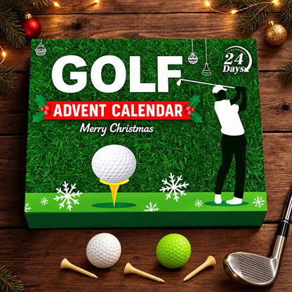 Golf Gift For Husband And Son, Dad, Grandpa - Christmas Countdown Box Advent Calendar