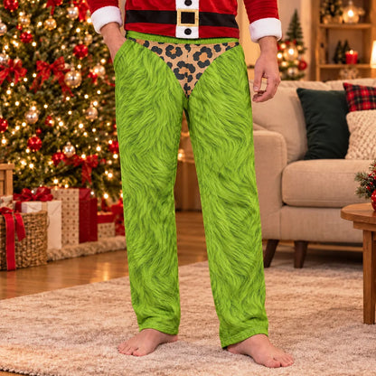Funny Gag Gift For Husband Dad Brother - Personalized Christmas Character Costume Pajama Pants