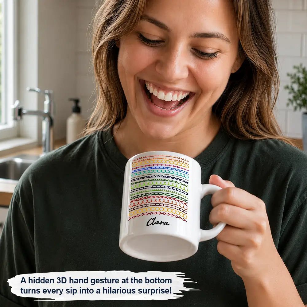 You Can Fck Right Off Secret Santa Christmas Gifts For Colleagues, Friends, Girlfriend - Personalized Mug