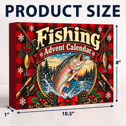 Fishing Gift For Husband And Son, Daughter - Christmas Countdown Advent Calendar