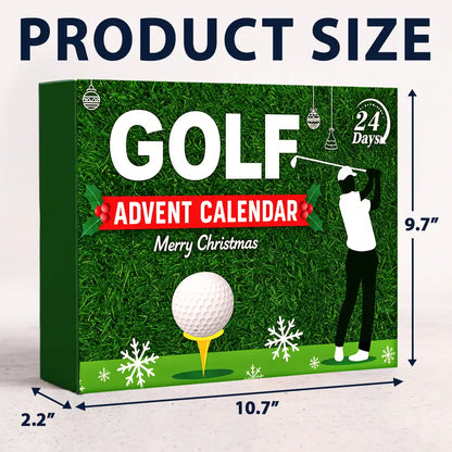 Golf Gift For Husband And Son, Dad, Grandpa - Christmas Countdown Box Advent Calendar