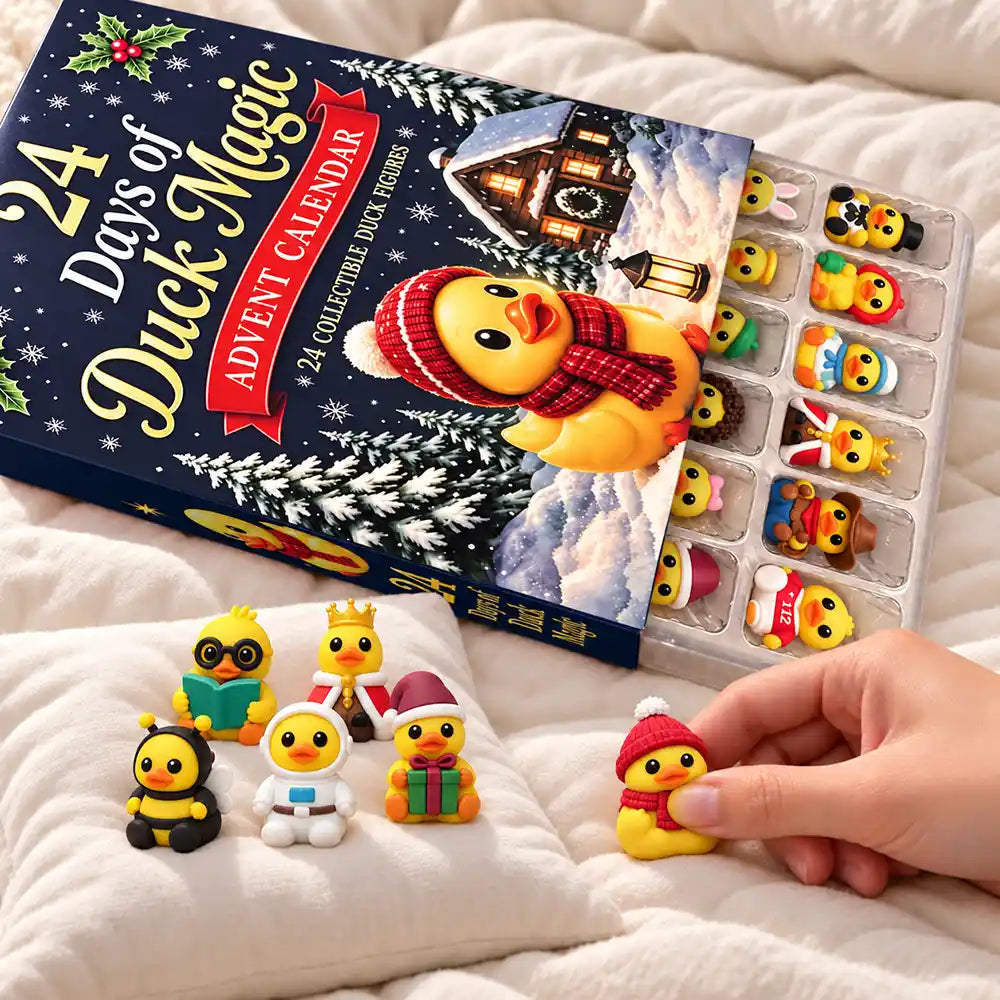 Duck Magic Gift For Kids - Festive Christmas Countdown Advent Calendar