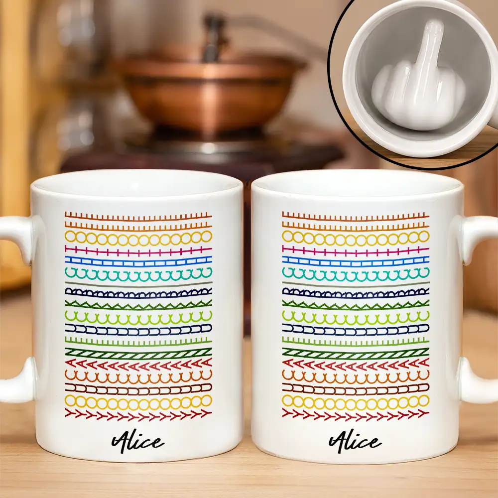 You Can Fck Right Off Secret Santa Christmas Gifts For Colleagues, Friends, Girlfriend - Personalized Mug
