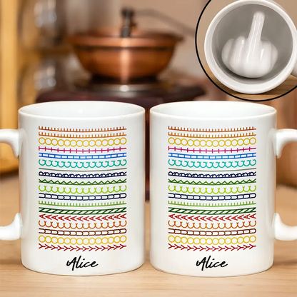 You Can Fck Right Off Secret Santa Christmas Gifts For Colleagues, Friends, Girlfriend - Personalized Mug