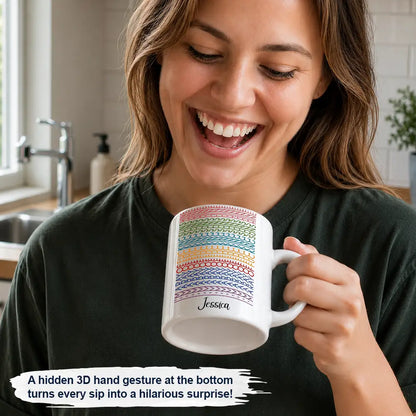 Funny Ray Of Fcking Sunshine For Best Friends, Colleagues Christmas, Birthday, White Elephant Gag Gifts - Personalized Mug