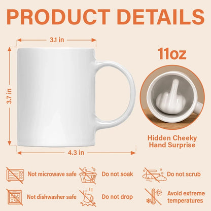 I Like Dck Hidden Message For Girlfriend, Friends, Coworkers Christmas, Anniversary, White Elephant Gag Gifts - Personalized Mug