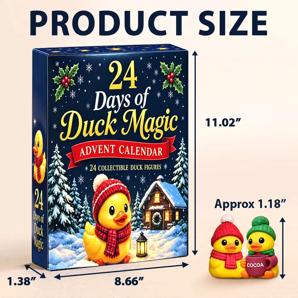 Duck Magic Gift For Kids - Festive Christmas Countdown Advent Calendar
