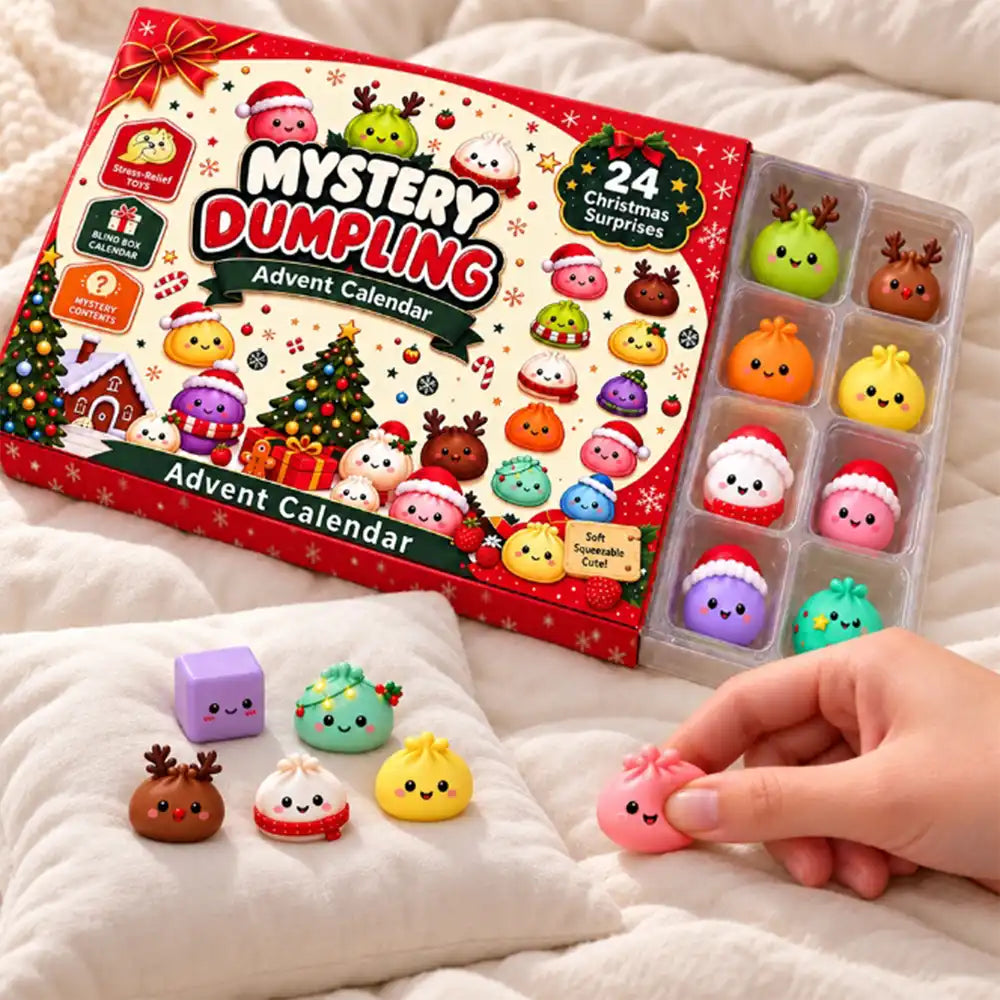 Squishy Dumpling Gift For Kids - Christmas Countdown Advent Calendar