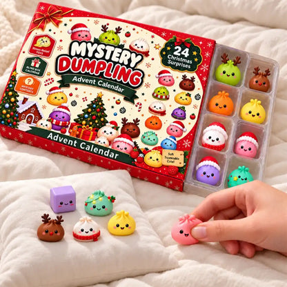 Squishy Dumpling Gift For Kids - Christmas Countdown Advent Calendar