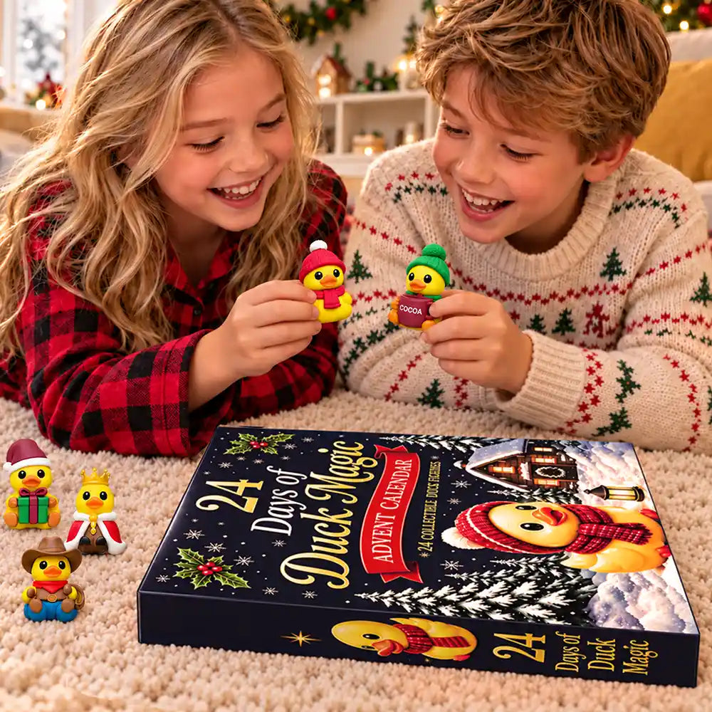 Duck Magic Gift For Kids - Festive Christmas Countdown Advent Calendar