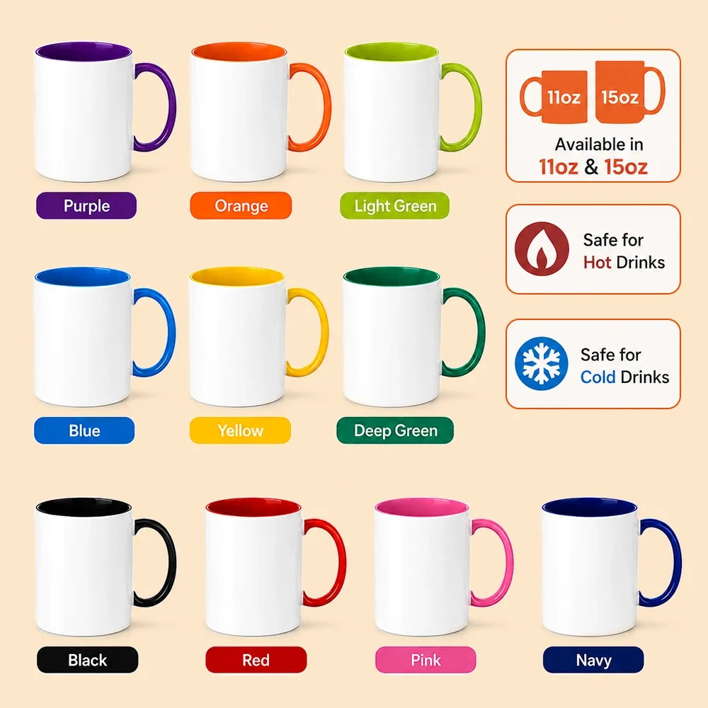 Custom Family Names Christmas - Personalized Accent Mug