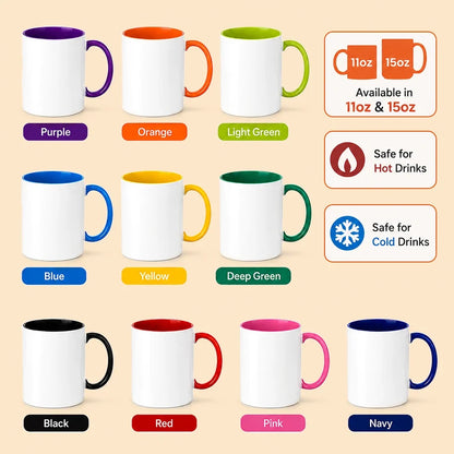Custom Family Names Christmas - Personalized Accent Mug