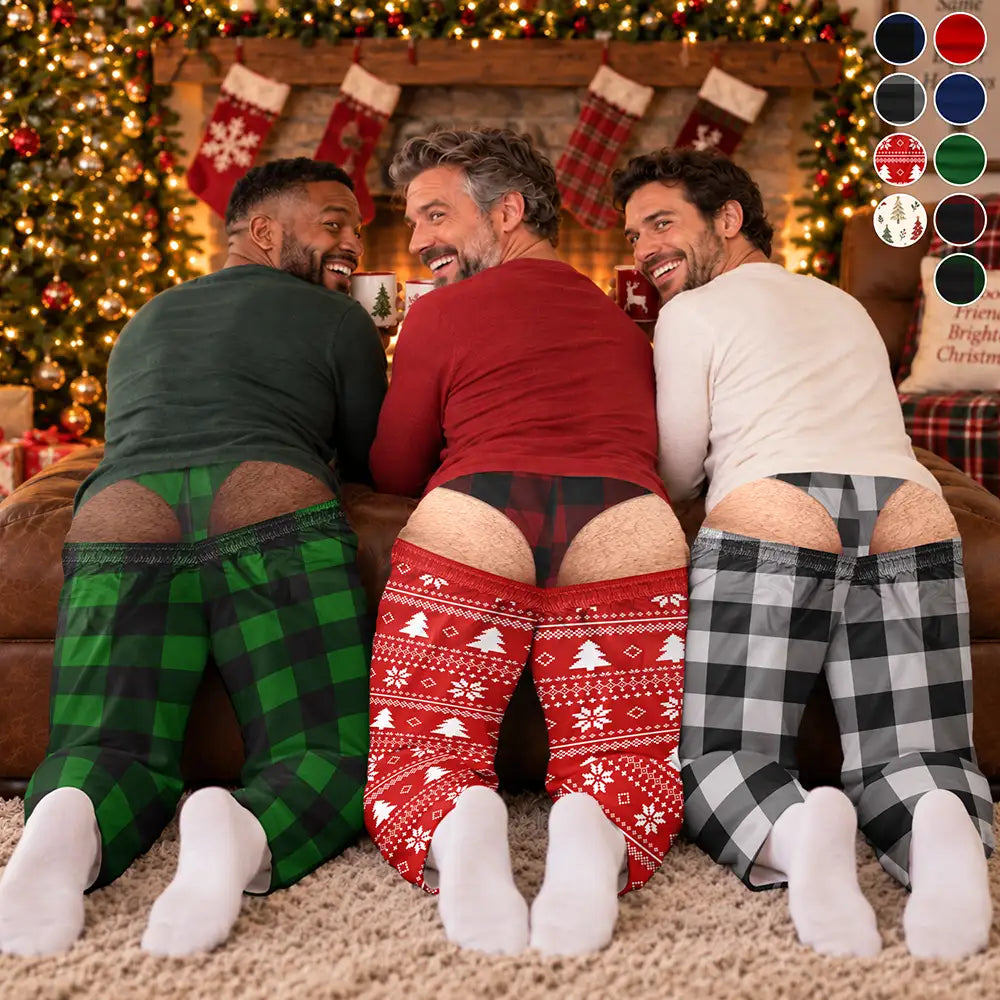 Funny Christmas Gifts For Husband Dad Grandpa - Personalized Pajama Pants