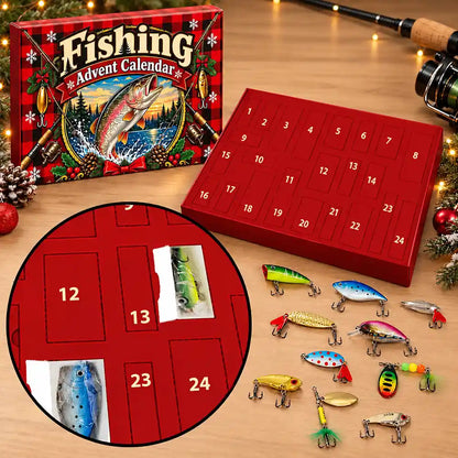 Fishing Gift For Husband And Son, Daughter - Christmas Countdown Advent Calendar