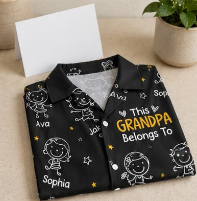 Grandpa Doodle Hawaiian Shirt · AI image 8 · Enlarge
