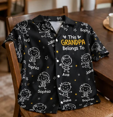Grandpa Doodle Hawaiian Shirt · AI image 9 · Enlarge