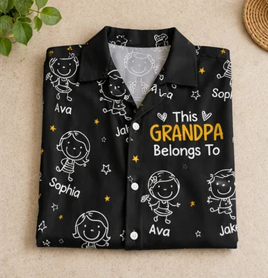 Grandpa Doodle Hawaiian Shirt · AI image 10 · Enlarge