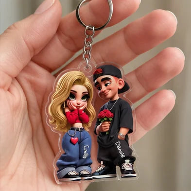 Y2K Couple Acrylic Keychain · AI image 2 · Enlarge