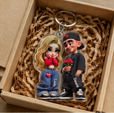 Y2K Couple Acrylic Keychain · AI image 4 · Enlarge