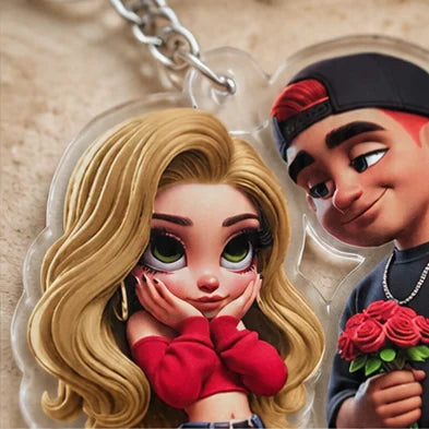 Y2K Couple Acrylic Keychain · AI image 6 · Enlarge