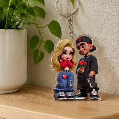 Y2K Couple Acrylic Keychain · AI image 7 · Enlarge