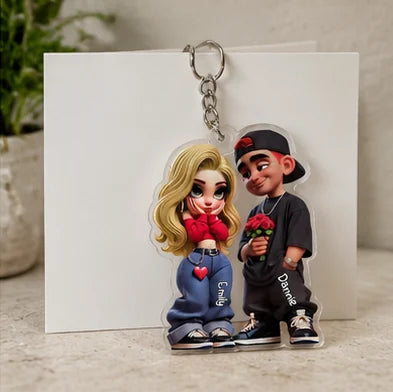Y2K Couple Acrylic Keychain · AI image 8 · Enlarge