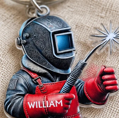 Personalized Welder Keychain · AI image 6 · Enlarge